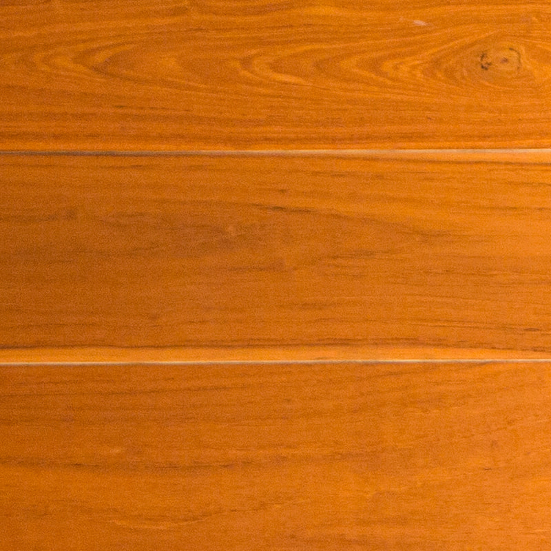 Teak Brunlig - tan Håndskrabet Click Solid Wood Flooring