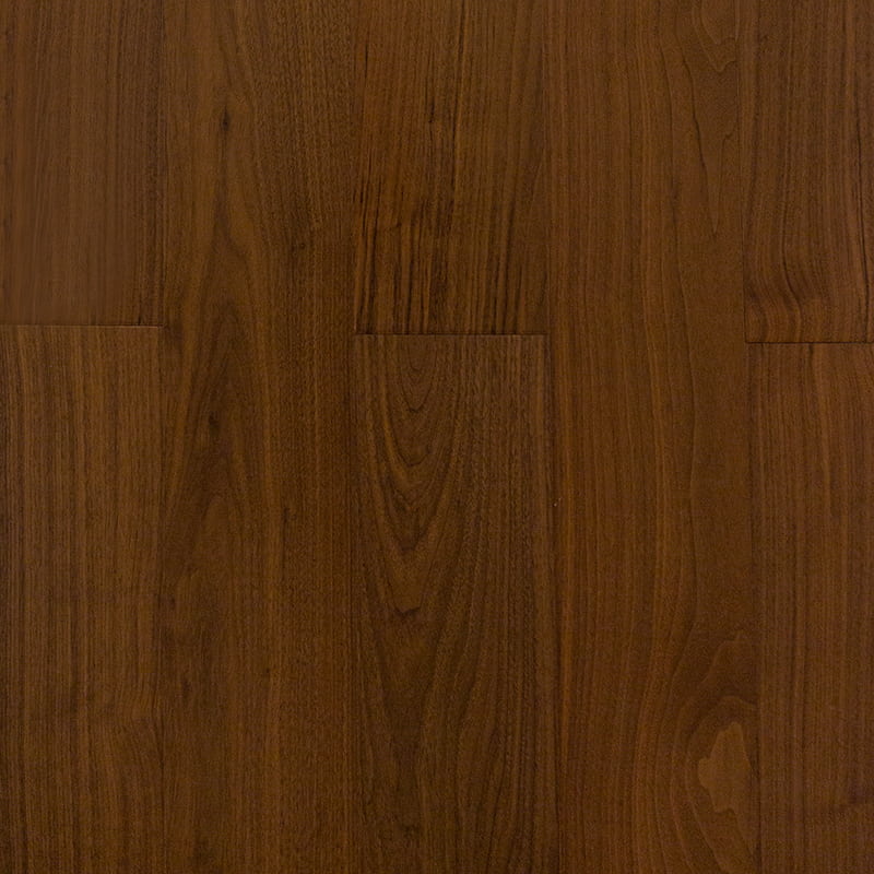 Multi-Ply Valnød Mørkebrun Glat Overflade Click Engineered Wood Flooring