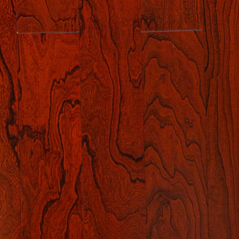 Multi-Ply Ibenholt Dyb Rød Brun Håndskrabet Click Engineered Wood Flooring