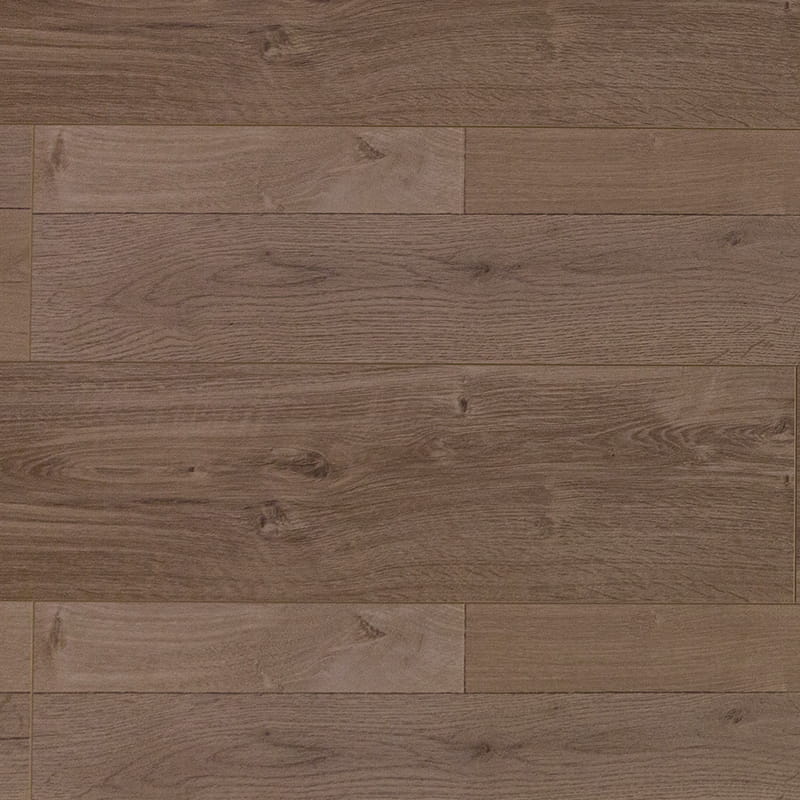 12mm Premium Laminat Lys Eg Træ Korn Glat Overflade Klik Gulv