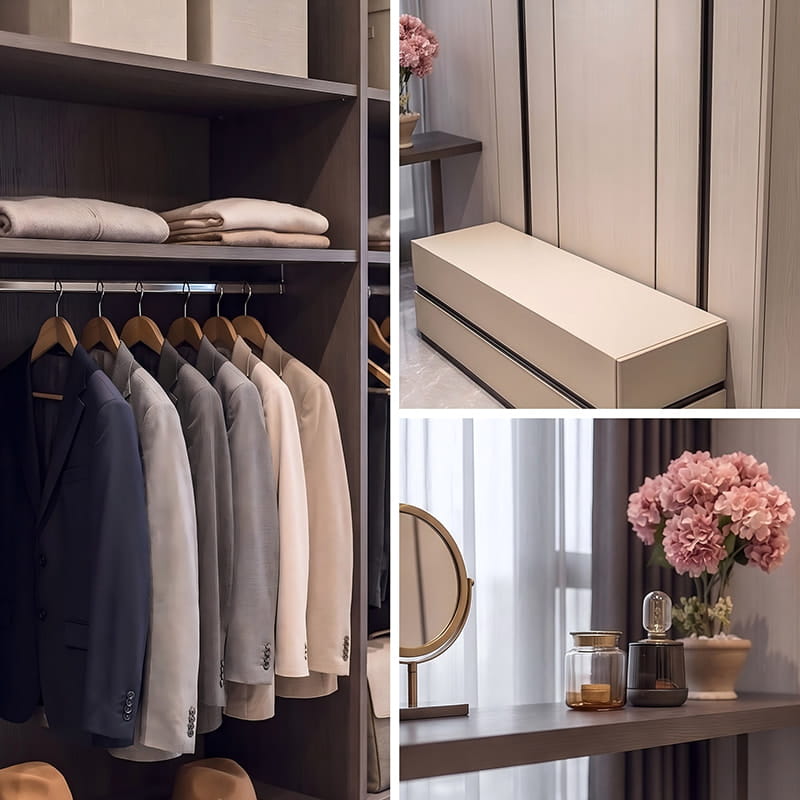 Romano Panoramic Open-Concept Walk-In Closet System