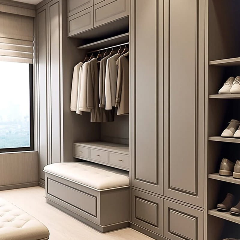Manhattan Executive panoramisk walk-in closet med ø