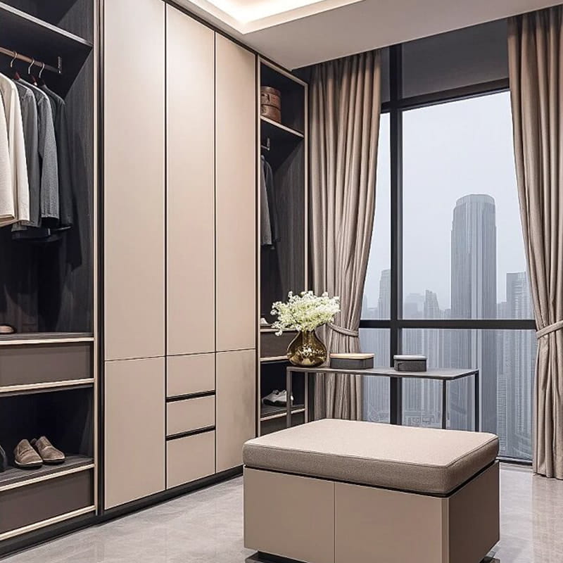 Milan Aura Panoramic Phantom Walk-in Closet